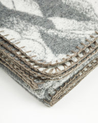 And Wander Mountain Camo Wool Blanket - Gray - Standard & Strange