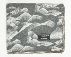 And Wander Mountain Camo Wool Blanket - Gray - Standard & Strange