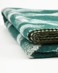 And Wander Mountain Camo Wool Blanket - Green - Standard & Strange