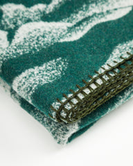 And Wander Mountain Camo Wool Blanket - Green - Standard & Strange