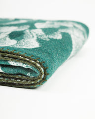 And Wander Mountain Camo Wool Blanket - Green - Standard & Strange