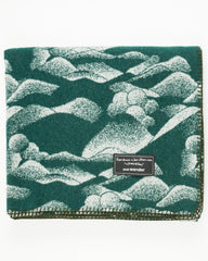 And Wander Mountain Camo Wool Blanket - Green - Standard & Strange