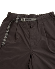 And Wander Oversized Cargo Short Pants - Black Large - Standard & Strange