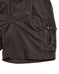 And Wander Oversized Cargo Short Pants - Black Large - Standard & Strange