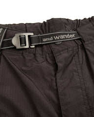 And Wander Oversized Cargo Short Pants - Black Large - Standard & Strange