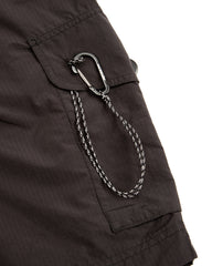 And Wander Oversized Cargo Short Pants - Black Large - Standard & Strange