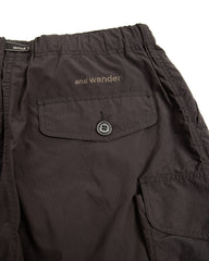 And Wander Oversized Cargo Short Pants - Black Large - Standard & Strange