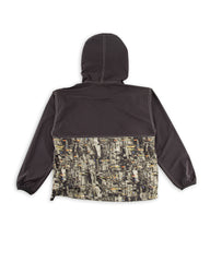 And Wander PERTEX Printed Wind Jacket - Black - Standard & Strange