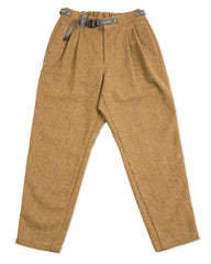 And Wander REWOOL Tweed Tapered Pants - Beige - Standard & Strange