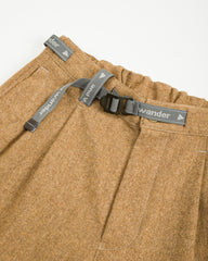 And Wander REWOOL Tweed Tapered Pants - Beige - Standard & Strange