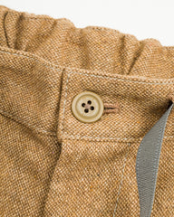 And Wander REWOOL Tweed Tapered Pants - Beige - Standard & Strange