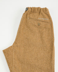 And Wander REWOOL Tweed Tapered Pants - Beige - Standard & Strange