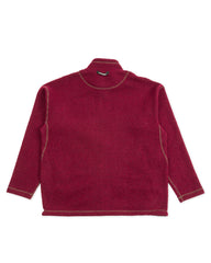 And Wander Re Wool JQ Stand Zip - Bordeaux - Standard & Strange