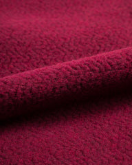 And Wander Re Wool JQ Stand Zip - Bordeaux - Standard & Strange