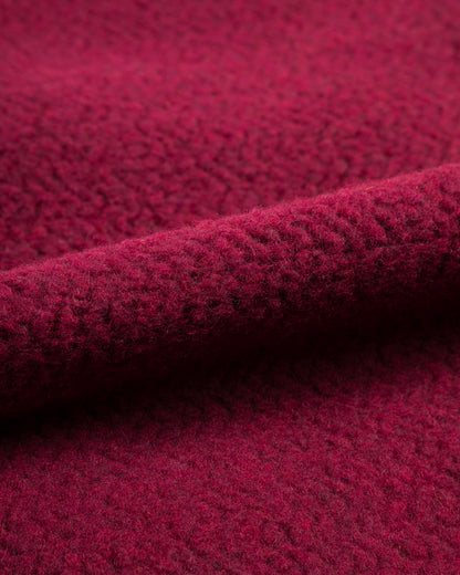 And Wander Re Wool JQ Stand Zip - Bordeaux - Standard & Strange