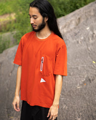 And Wander Seamless S/S Tee - Red - Standard & Strange