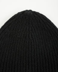 And Wander Shetland Wool Cap - Black - Standard & Strange