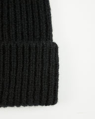 And Wander Shetland Wool Cap - Black - Standard & Strange