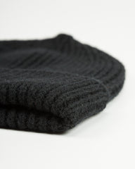 And Wander Shetland Wool Cap - Black - Standard & Strange