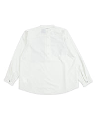 And Wander Stretch Rip Band Collar Shirt - Off White Large - Standard & Strange