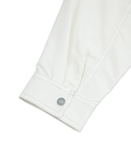 And Wander Stretch Rip Band Collar Shirt - Off White Large - Standard & Strange