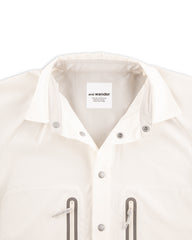 And Wander Tech S/S Shirt - Off White - Standard & Strange