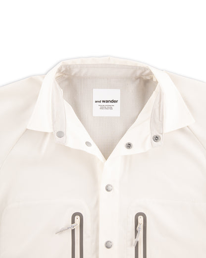 And Wander Tech S/S Shirt - Off White - Standard & Strange