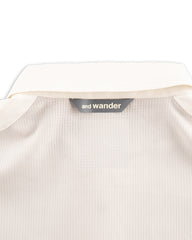 And Wander Tech S/S Shirt - Off White - Standard & Strange