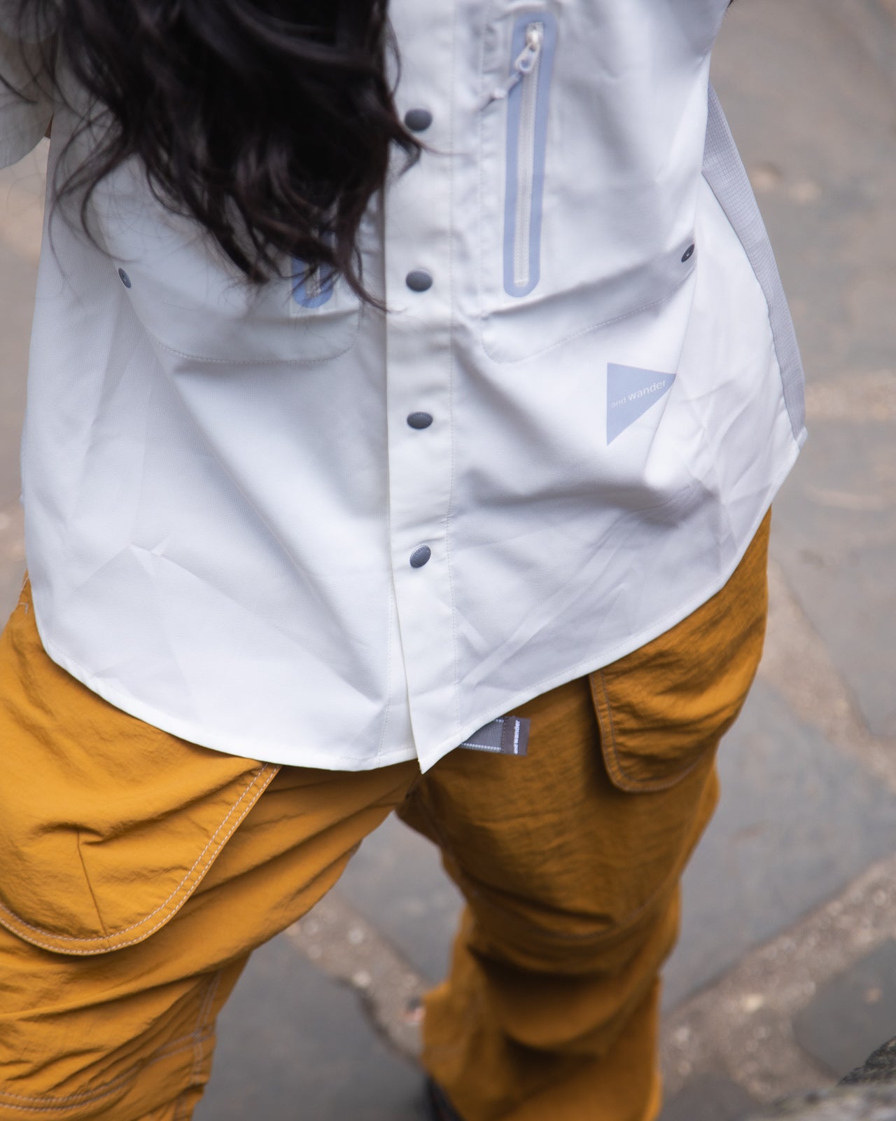 And Wander Tech S/S Shirt - Off White – Standard & Strange