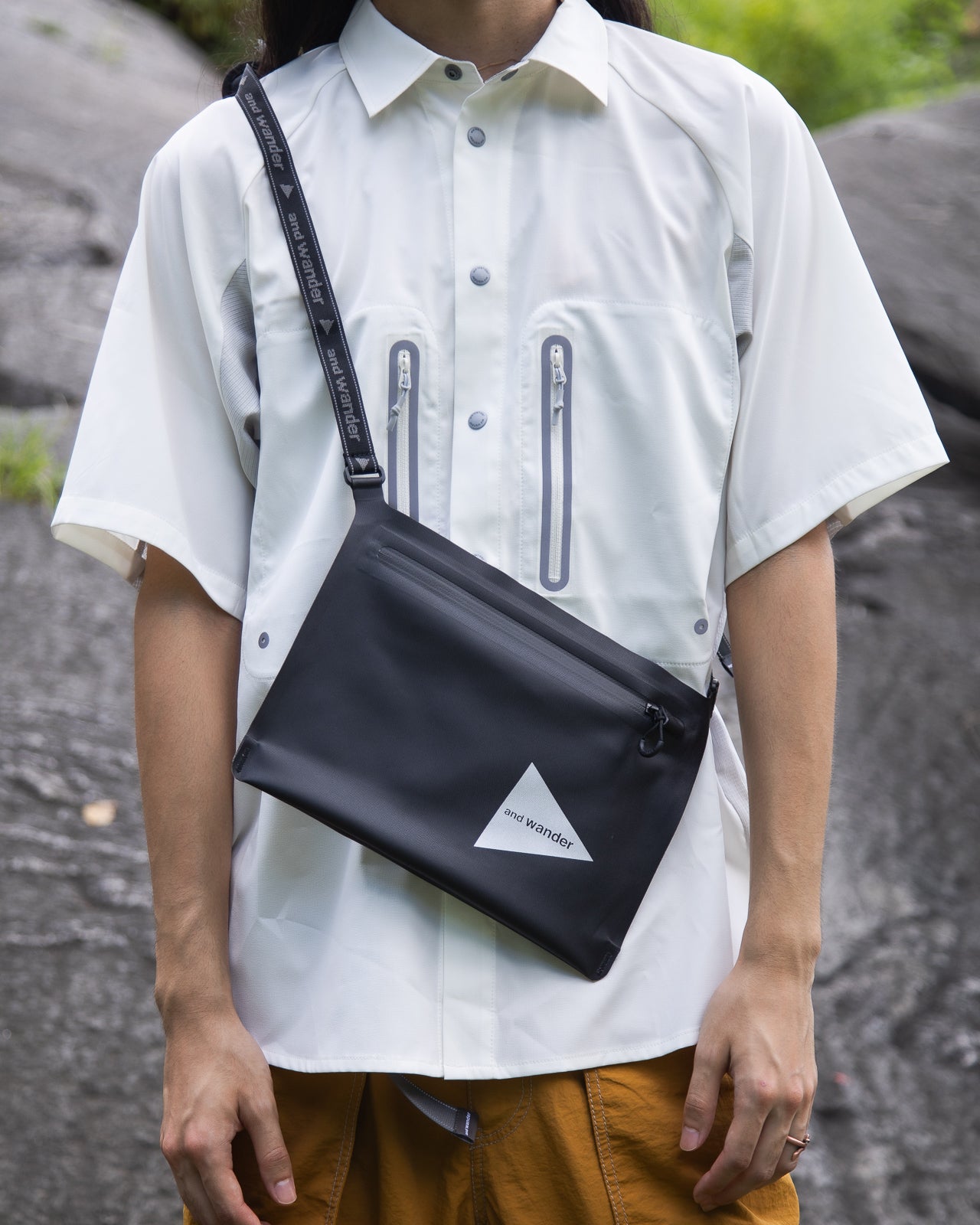 And Wander Tech S/S Shirt - Off White – Standard & Strange