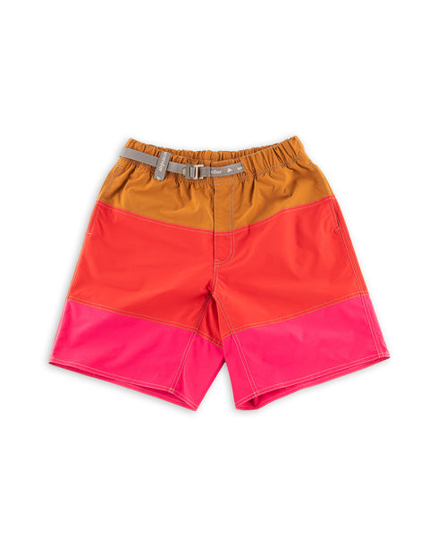 And Wander Wave Shorts - Red - Standard & Strange