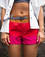 And Wander Wave Shorts - Red - Standard & Strange