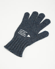 And Wander Wool Knit Glove - Navy - Standard & Strange