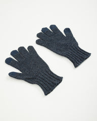 And Wander Wool Knit Glove - Navy - Standard & Strange