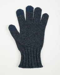 And Wander Wool Knit Glove - Navy - Standard & Strange