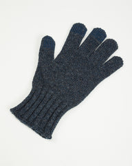 And Wander Wool Knit Glove - Navy - Standard & Strange