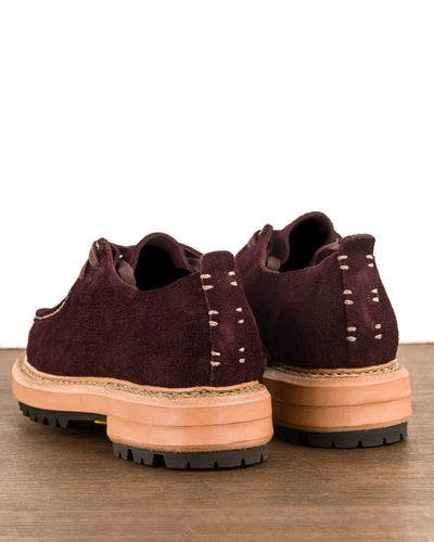 Arch Support Project Military Moc Low Boot - Mahogany Roughout - Standard & Strange