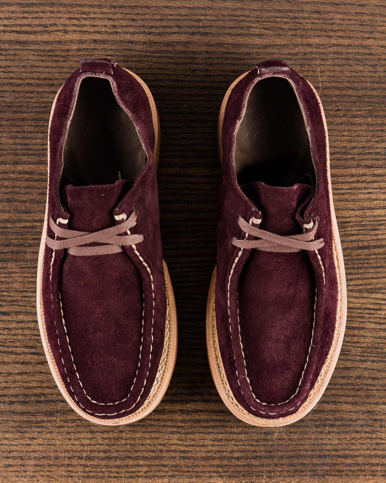 ♡希少　フランスアンティーク　ジュモー　コンパニオンドッグ　Low Lowドッグ Arch Support Project Military Moc Low Boot - Mahogany Roughout