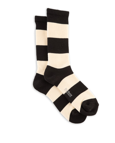 Attractions Boots Sox - Black/White Border - Standard & Strange