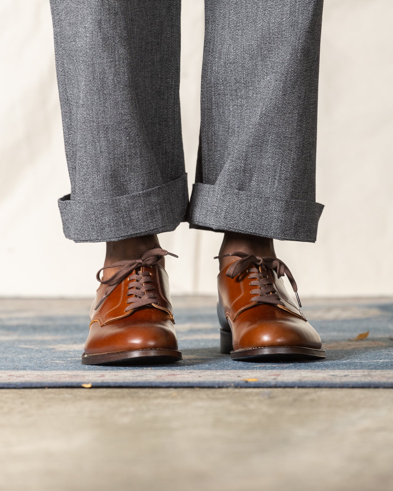 Attractions Cordovan Service Shoes - Bourbon - Standard & Strange