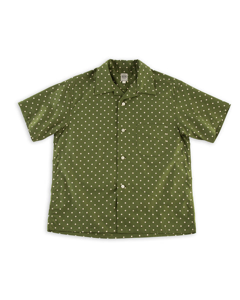 Attractions Dot Cotton Shirt - Green - Standard & Strange