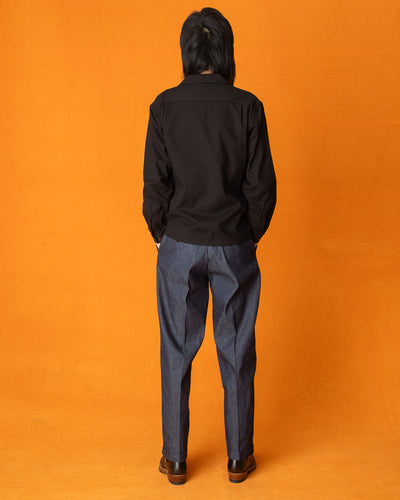 Attractions Double Cloth Flap Pocket Shirt - Black - Standard & Strange