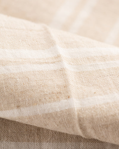 Attractions Double Pleats Border Trousers - Ivory - Standard & Strange