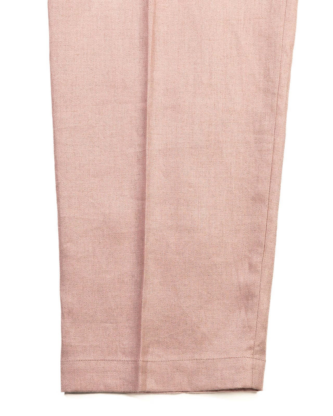 Attractions Double Pleats Linen Trousers - Pink - Standard & Strange