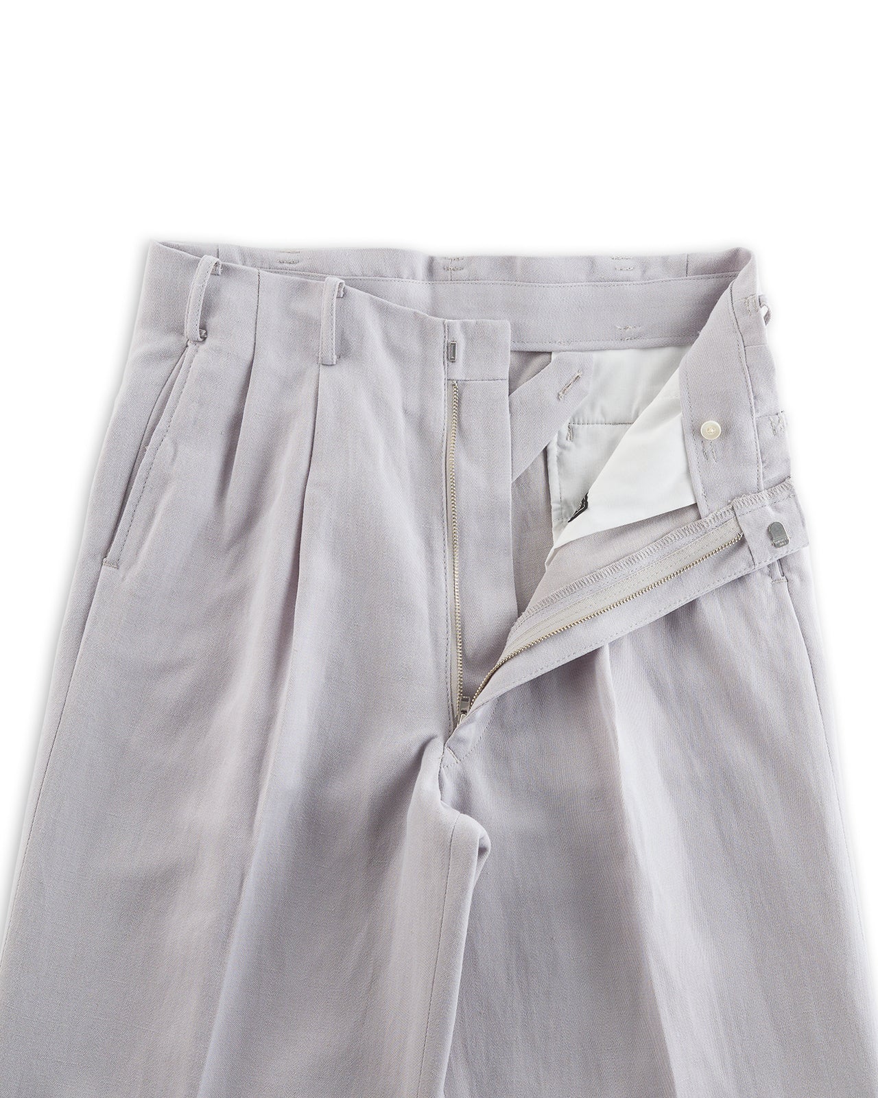 COTTON WOOL DOUBLE CLOTH SLACKS