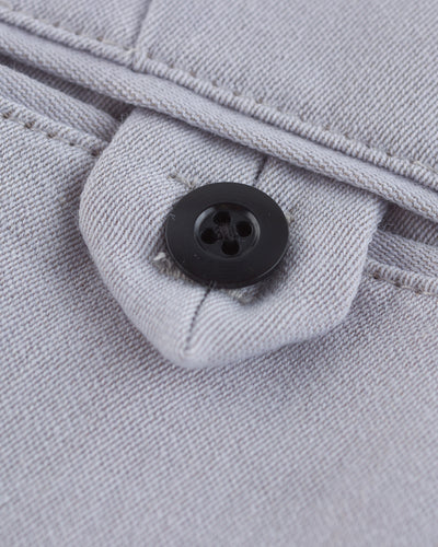 Attractions Double Pleats Trousers - Ice Gray Wool Linen - Standard & Strange