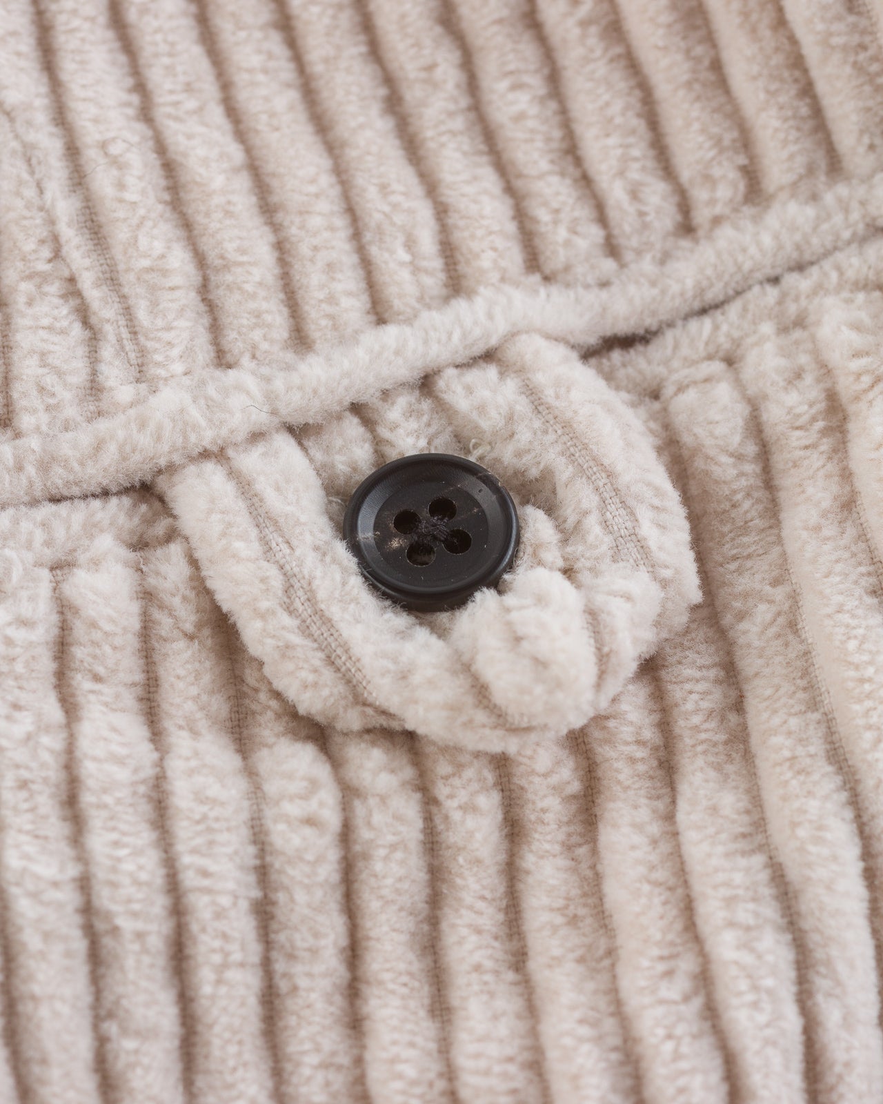 Attractions Double Pleats Trousers - White Wide Wale Corduroy - Standard & Strange