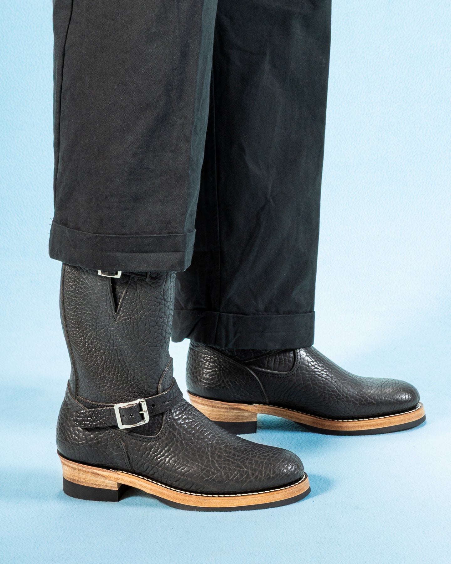 Attractions Engineer Boot - Black Avancorpo & Buffalo Midsole - Standard & Strange