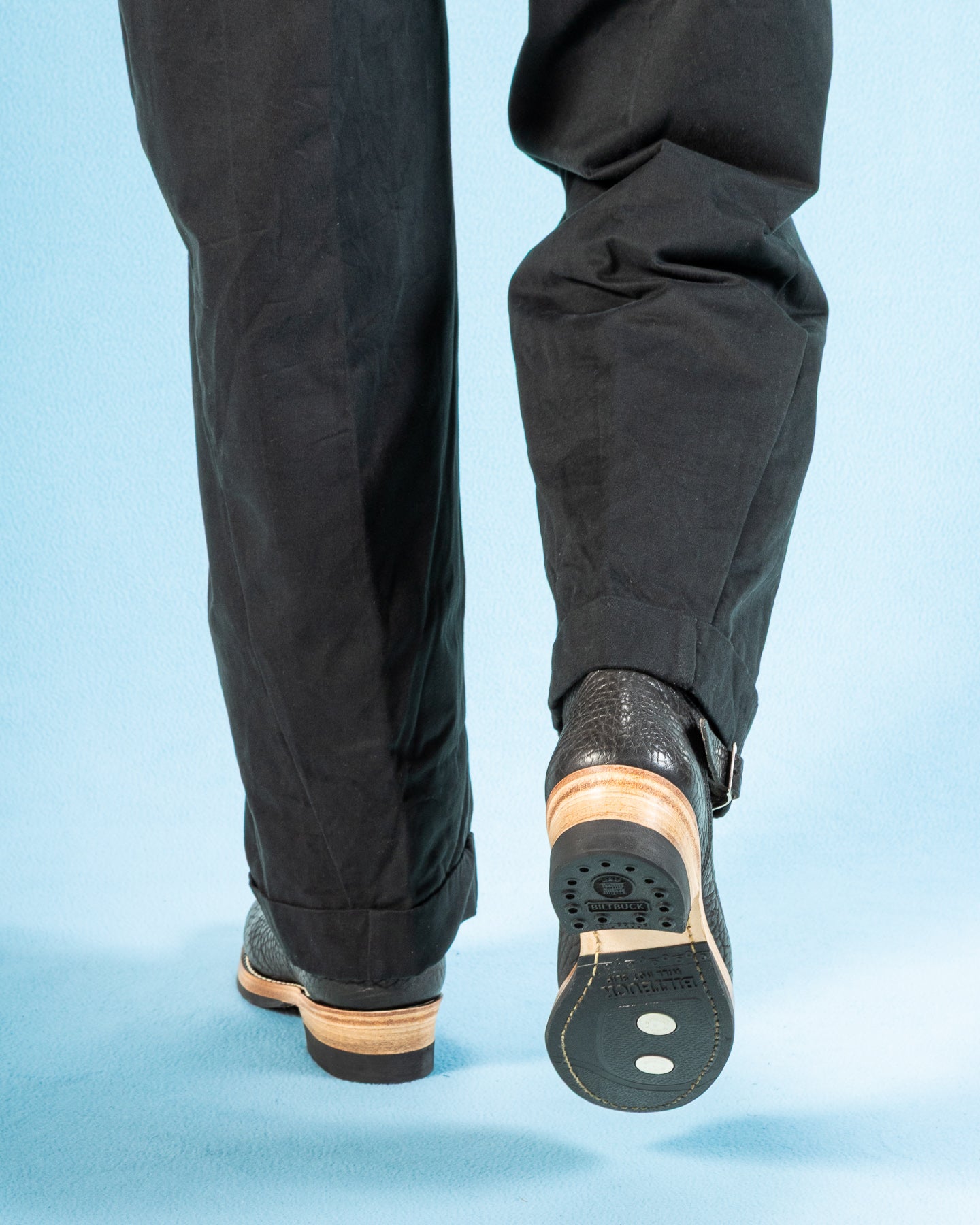 Engineer Boot - Black Avancorpo & Buffalo Midsole – Standard & Strange