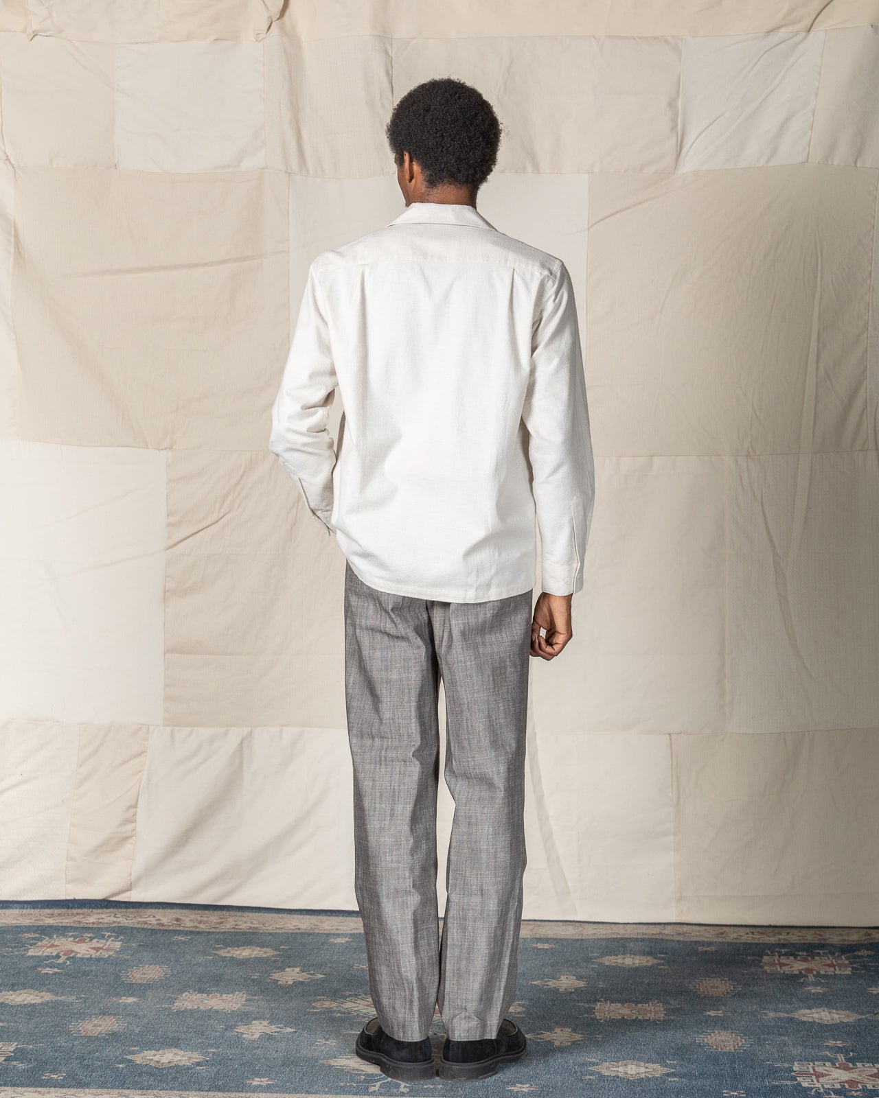 Attractions Flap Pocket Flannel Shirt - White - Standard & Strange